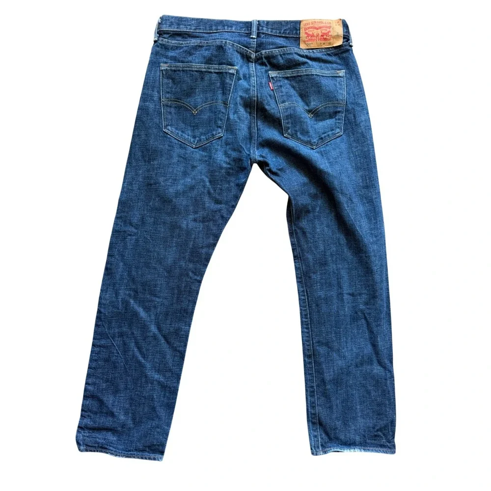 Levi's 501 Original Fit Jeans Mens 32x32 Medium Blue Button Fly Straight Leg